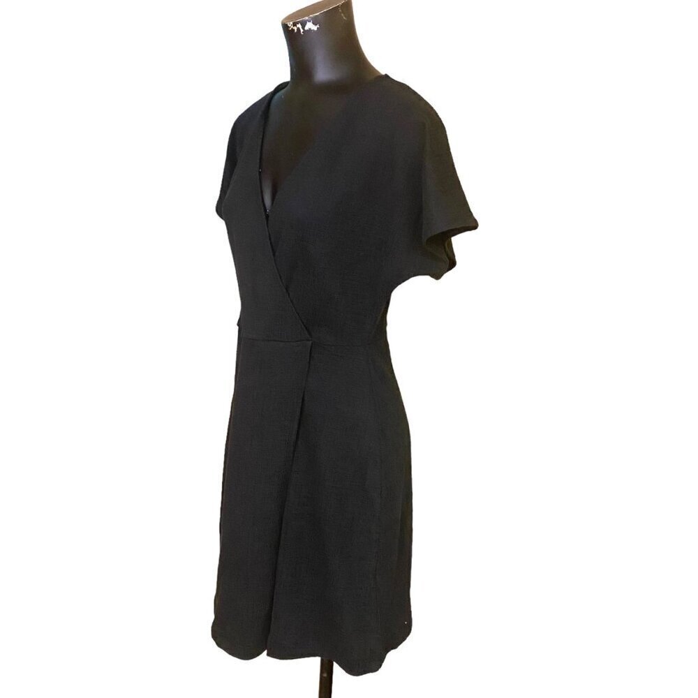 NEW Madewell Black Dolman Sleeve Dress Size Medium - Picture 3 of 6